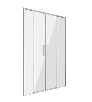 Душевая дверь Grossman Fly GR-D120Fl 120х190 стекло прозрачное профиль хром глянцевый